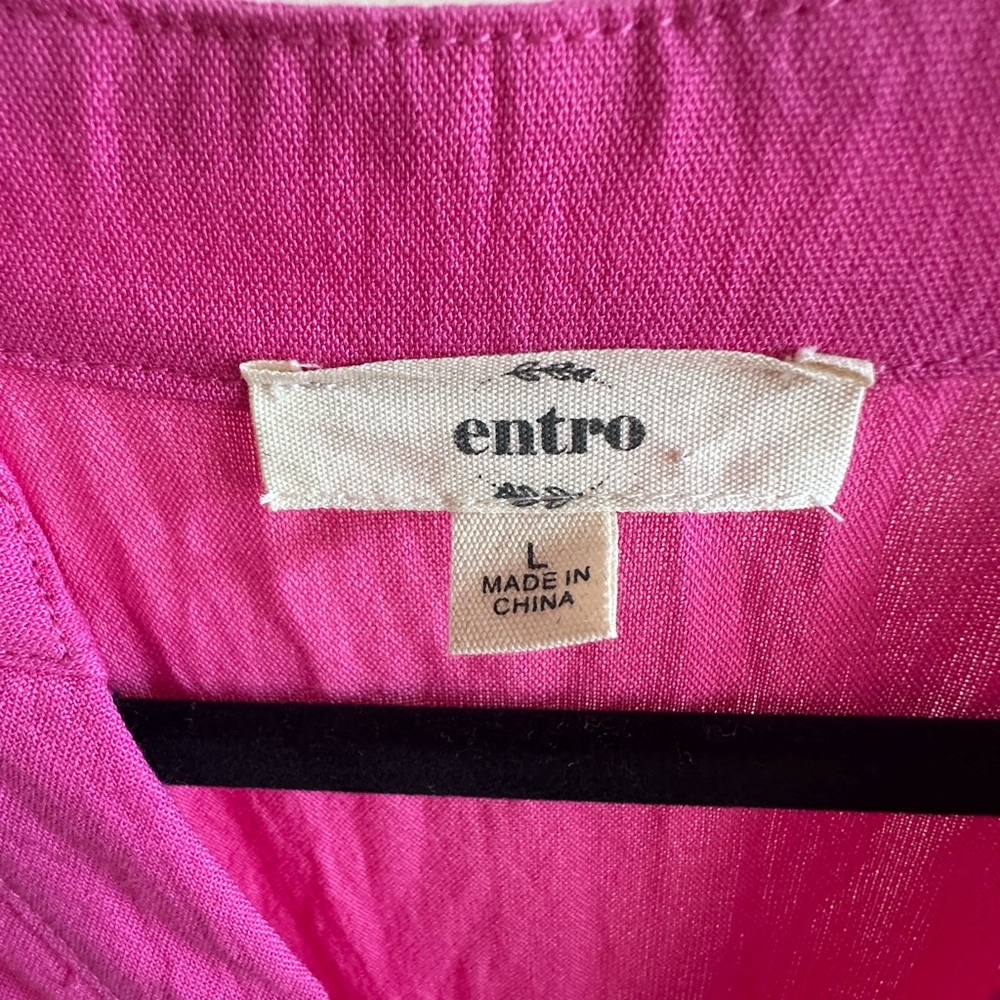 Pink Ruffle Sleeve Dress - Picture 3 of 3